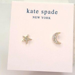 Kate Spade Earrings Mis Match Star Moon